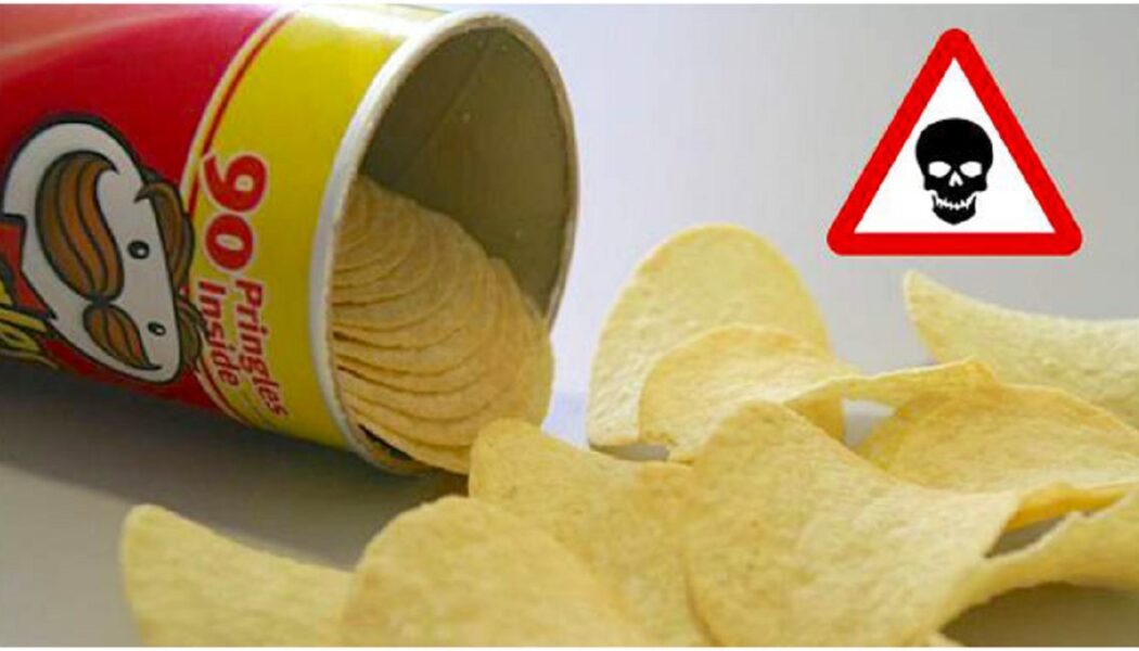 Krebs in der Tube: Die schreckliche Wahrheit über Pringles Chips.